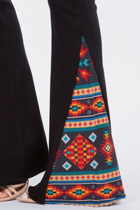 Bell Bottom Jean Native Print