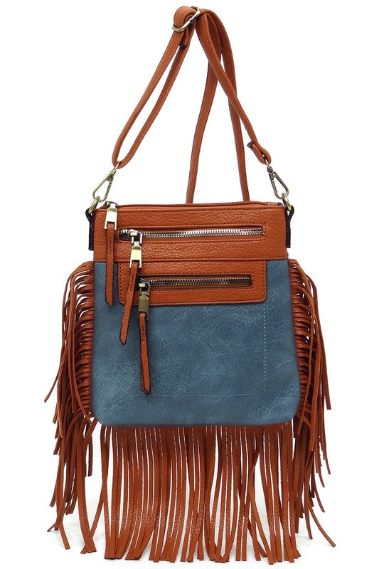 Western Fringe Crossbody Bag