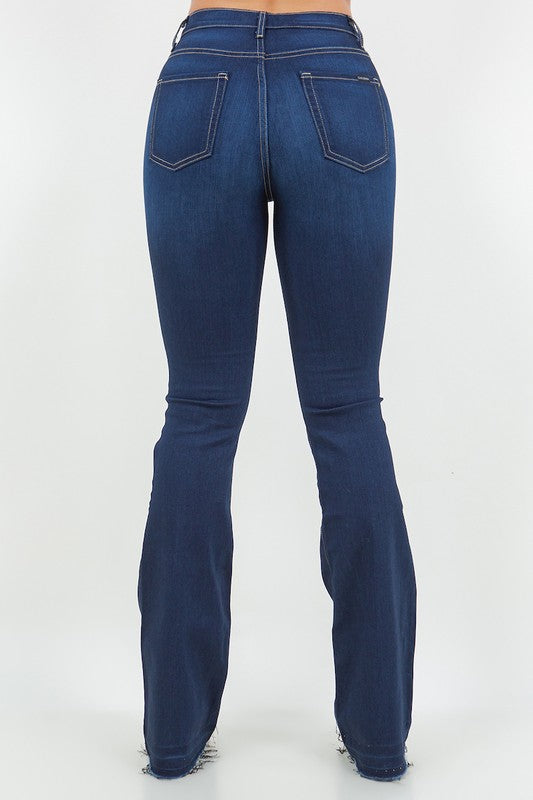 Judy Boot Cut Jean in Dark Denim