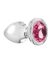 Adam & Eve Pink Gem Glass Plug