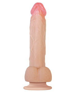 Adam & Eve Adam's Thrusting Dildo W/remote - Flesh