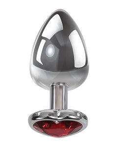 Adam & Eve Red Heart Gem Anal Plug