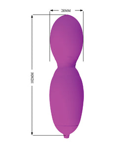 Pretty Love Vega Rotating Head Mini Wand - Fuchsia