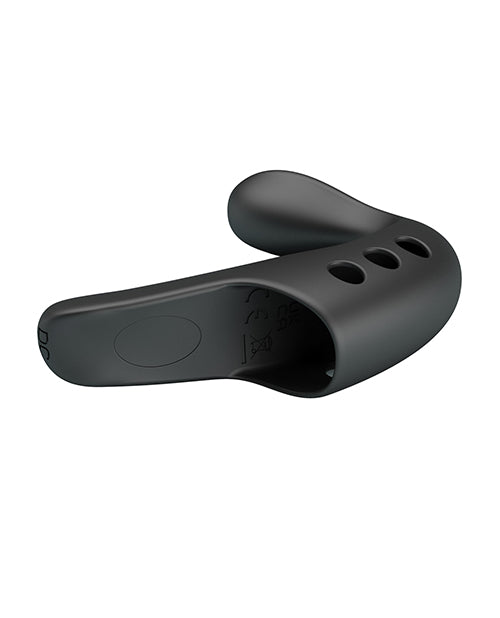 Pretty Love Gorgon Finger Vibrator - Black