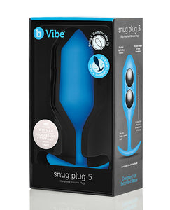 B-vibe Weighted Snug Plug 5 - 350 G