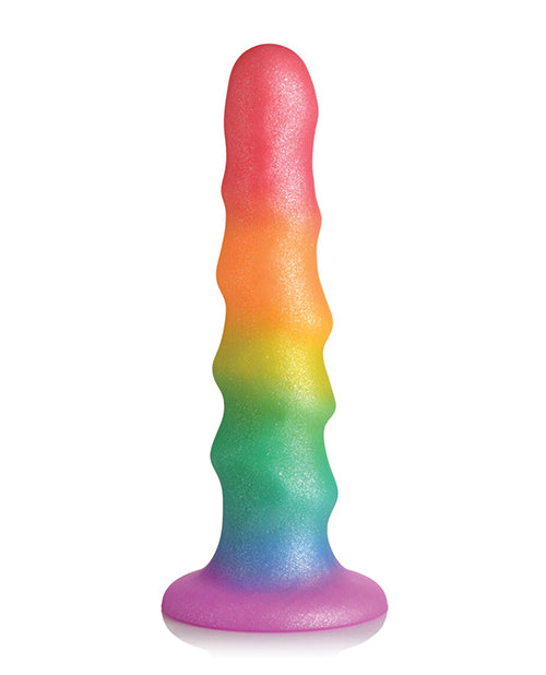 Curve Toys Simply Sweet 6.5" Rainbow Dildo