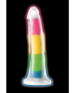 Curve Toys Lollicock 7" Glow In The Dark Silicone Dildo