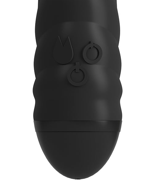 Adrien Lastic Twister Clitoral Sucker & Vibrating Rabbit - Black