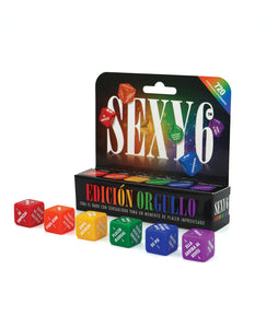 Sexy 6 Dice Game Pride Edition - Spanish Version