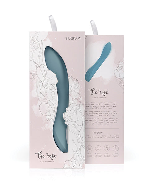 Bloom The Rose G-spot Vibrator - Teal