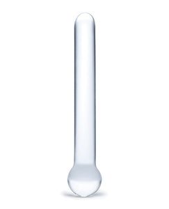 Glas 7" Straight Glass Dildo - Clear