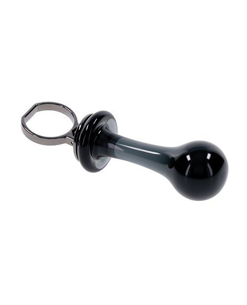 Gender X Blow Pop Glass Anal Plug - Black