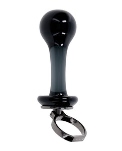 Gender X Blow Pop Glass Anal Plug - Black