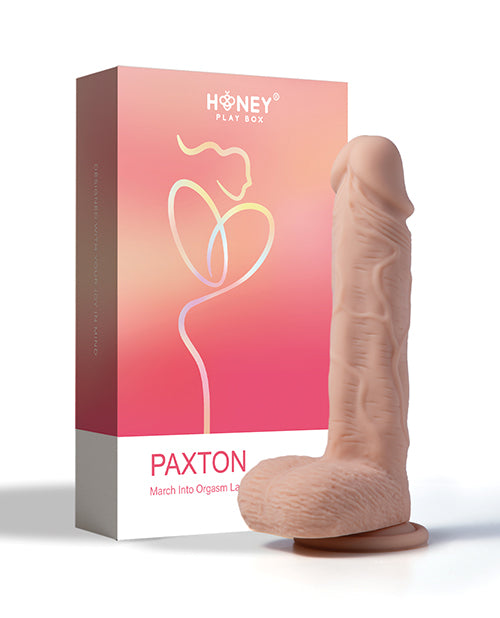 Paxton App Controlled Realistic 8.5" Thrusting Dildo Vibrator - Ivory