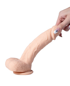 Paxton App Controlled Realistic 8.5" Thrusting Dildo Vibrator - Ivory