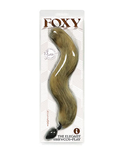 Foxy Fox Tail Silicone Butt Plug