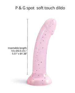 Love To Love Curved Suction Cup Dildolls Starlight - Pink