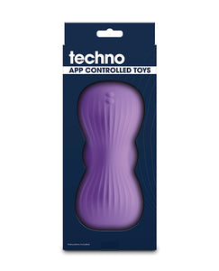 Techno Trap App Controlled Vibrating Grinding Pad - Purple