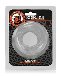 Oxballs Meat Padded Cock Ring - Clear