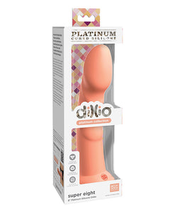 Dillio Platinum 8" Super Eight Silicone Dildo