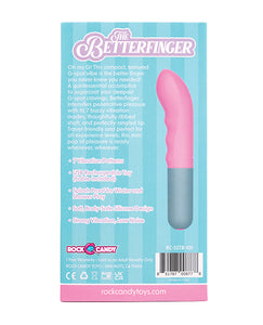 Rock Candy The Betterfinger G-Spot Vibe - Pink/Grey