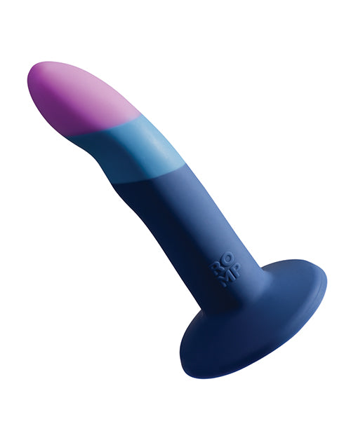 ROMP Piccolo 3 Color 5.5" Dildo Pegging Kit - Blue