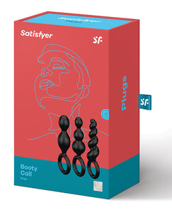 Satisfyer Plug Set Of 3 - Black