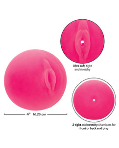 Pop Sock! Pussy & Ass Ball Masturbator - Pink