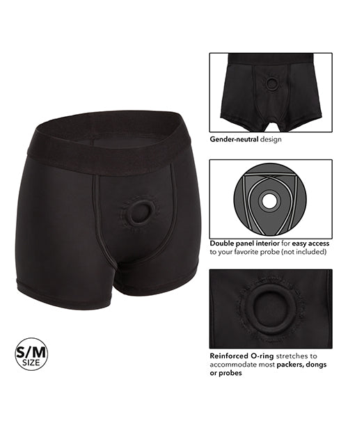 Her Royal Harness Boxer Brief - Black