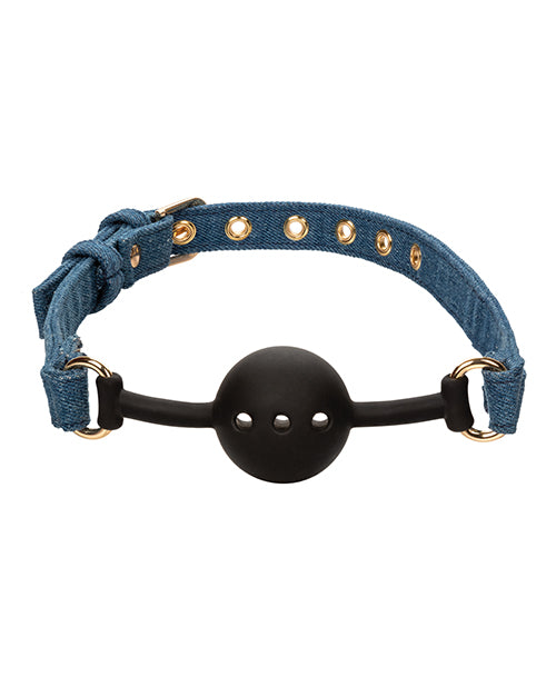 Ride 'em Premium Denim Collection Ball Gag