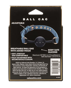 Ride 'em Premium Denim Collection Ball Gag