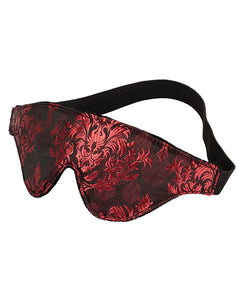 Scandal Black Out Eyemask -  Black/red