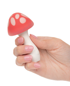 Naughty Bites Muff Shroom Playful Massager - Red/White