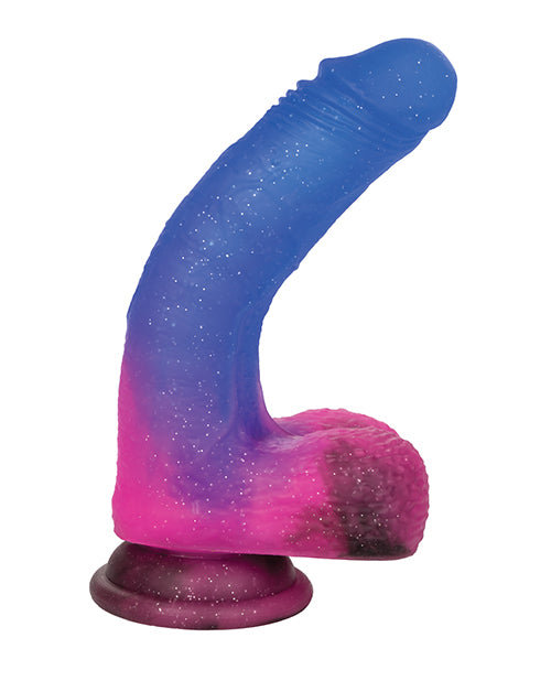 Naughty Bits Ombre Hombre Vibrating Dildo - Multi Color