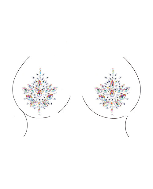 Shots Bliss Dazzling Nipple Bling  Sticker O/s