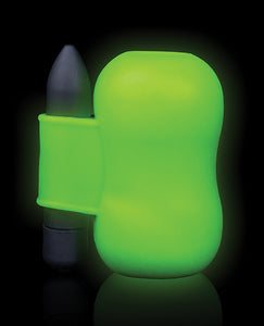 Shots Ouch Vibrating Masturbator - Glow In The Dark