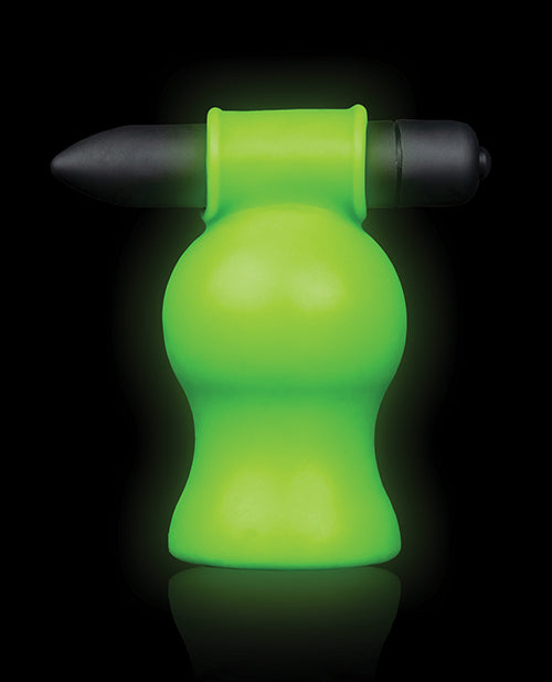 Shots Ouch Vibrating Head Masturbator - Glow In The Dark