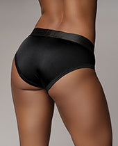 Shots Ouch Vibrating Strap On High-cut Brief - Black