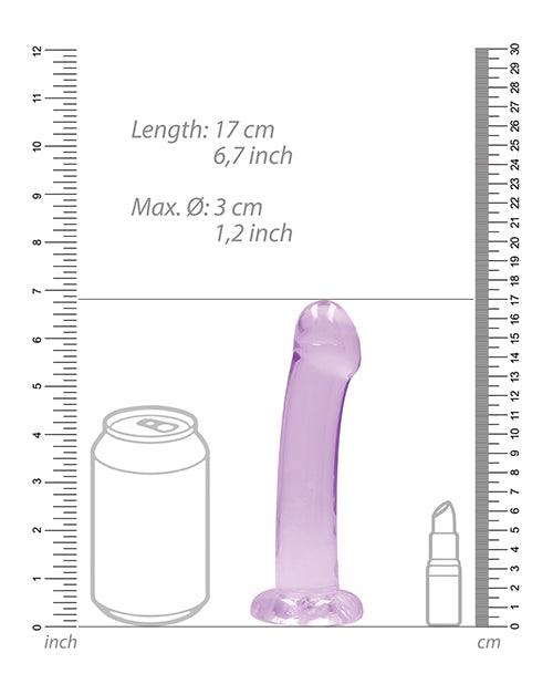 Shots Realrock Crystal Clear 7" Dildo