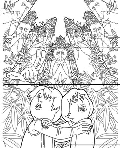 Wood Rocket The Lord Of The Smoke Rings Coloring Book