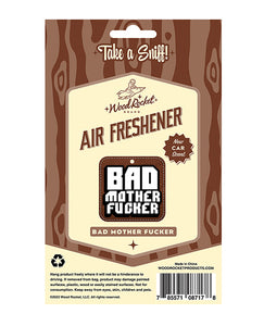 Wood Rocket Bad Mother Fucker Air Freshener - New Car Smell