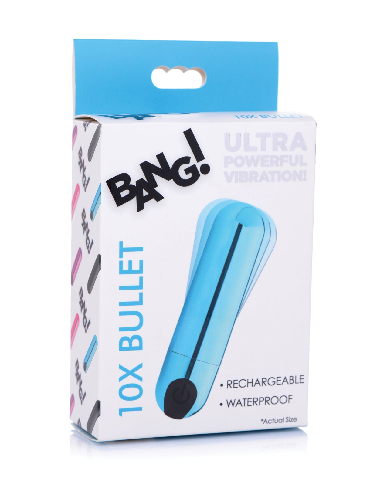 Bang! 10X Rechargeable Vibrating Metallic Bullet