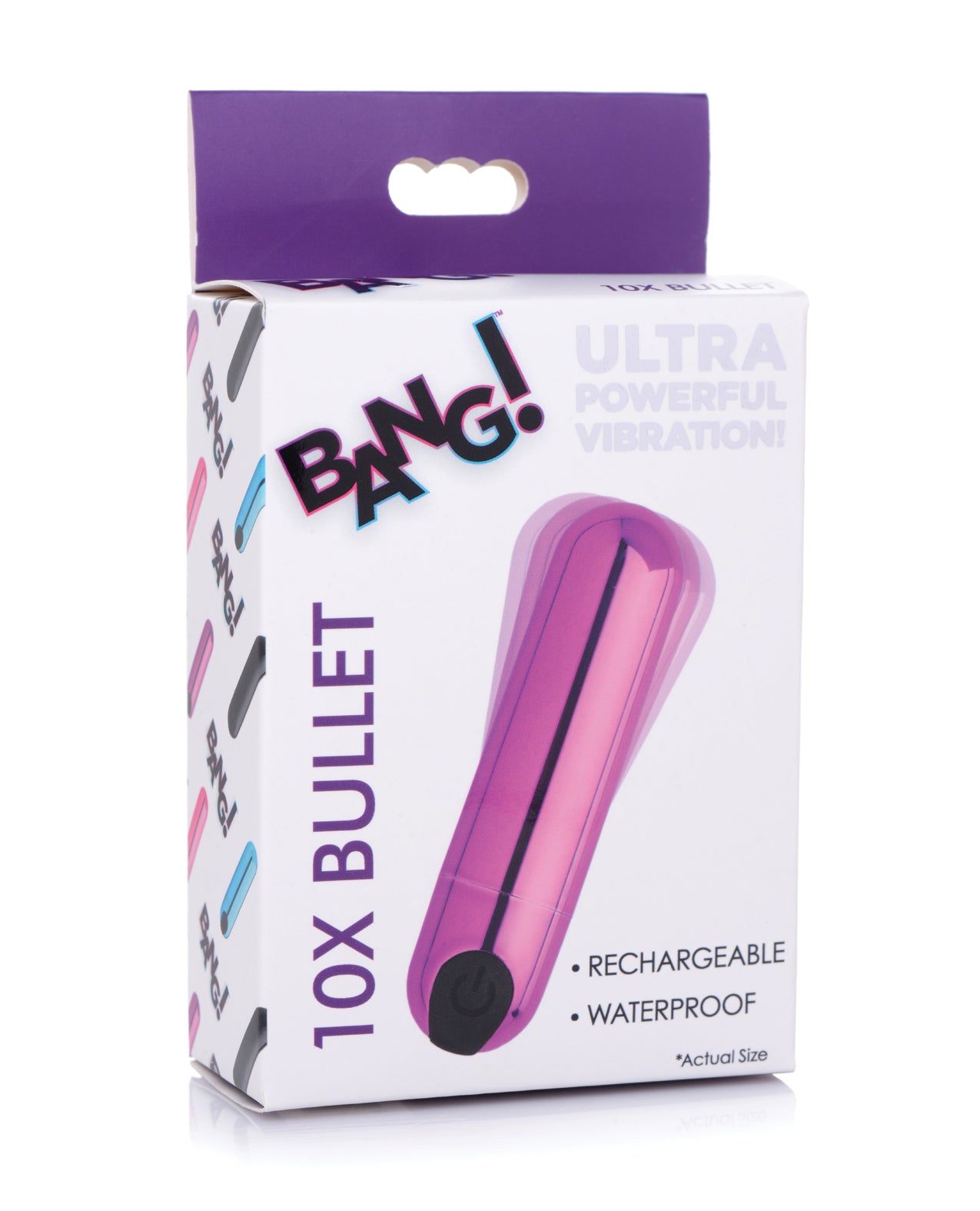 Bang! 10X Rechargeable Vibrating Metallic Bullet