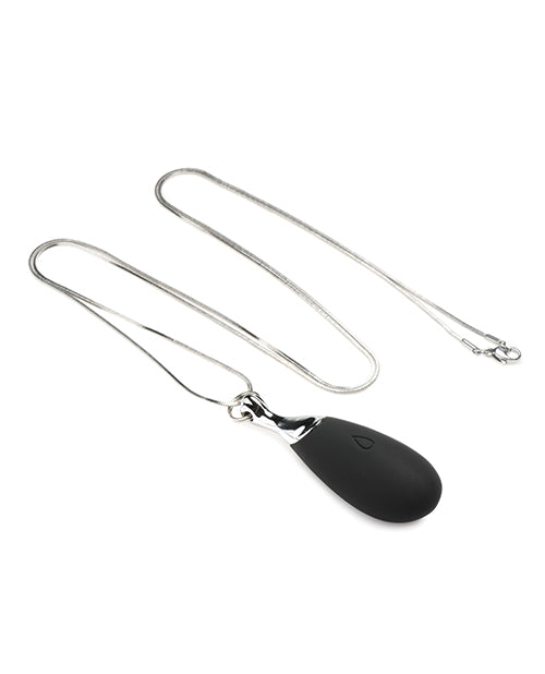 Charmed 10x Vibrating Silicone Teardrop Necklace