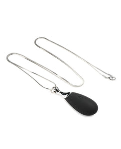 Charmed 10x Vibrating Silicone Teardrop Necklace