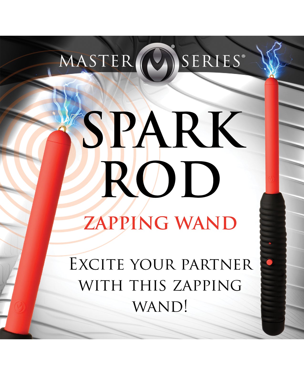 Master Series Spark Rod Zapping Wand - Red/Black