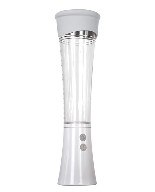 Zero Tolerance Sucking Good Rechargeable Vibrating Pump - White/clear