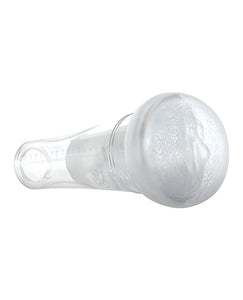 Zero Tolerance Sucking Good Rechargeable Vibrating Pump - White/clear