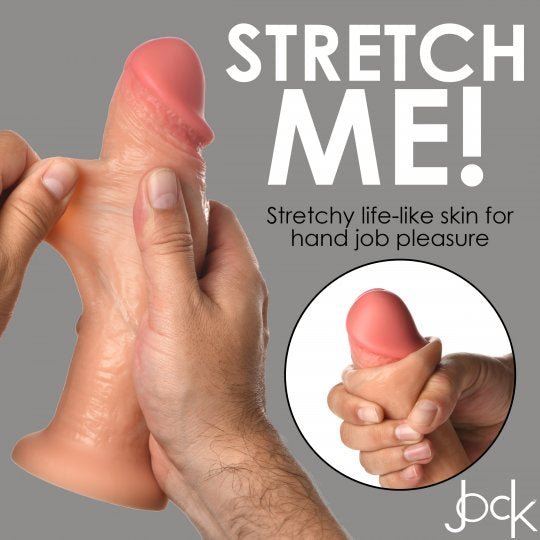 Real Skin Silicone Dildo - 8 Inch