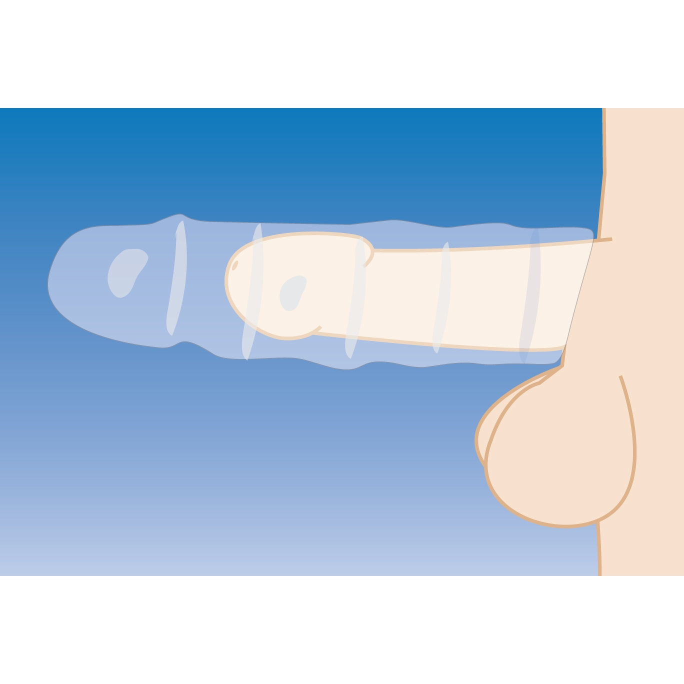 3 Inch Clear Penis Enhancer Sleeve